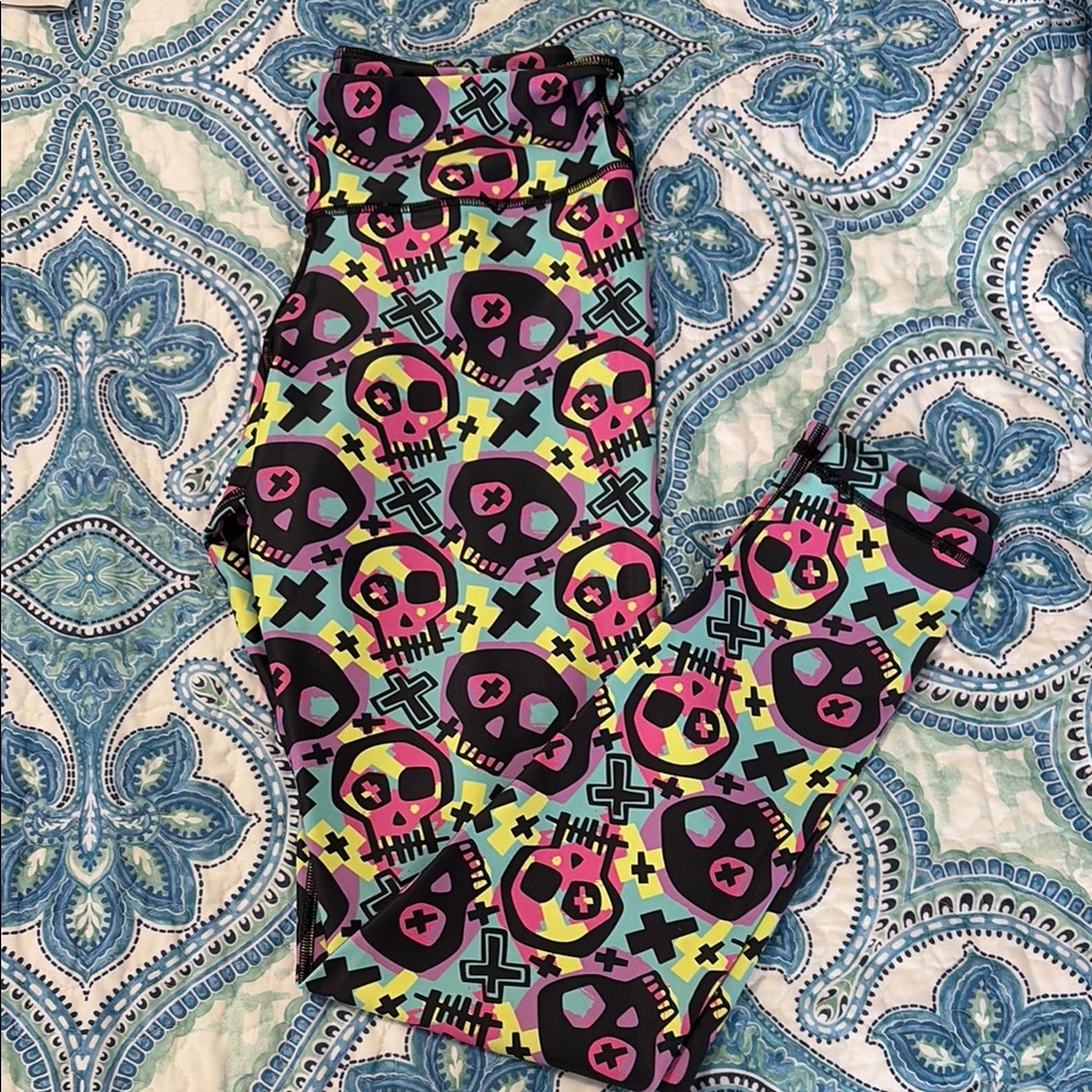 Barbell Voodoo Sz M Full Length Leggings